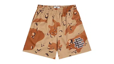 Pre-owned Eric Emanuel Men's  Ee Basic Short Chip In Brown Chip Brown