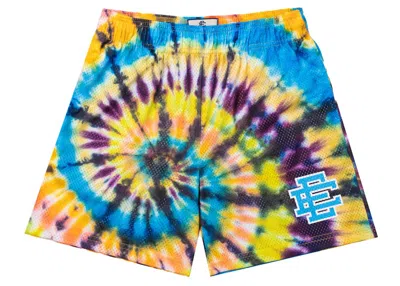 Pre-owned Eric Emanuel Men's  Ee Basic Short (fw22) In Tie Dye