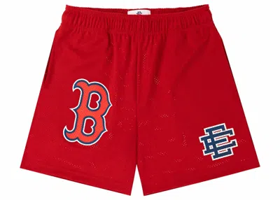 Pre-owned Eric Emanuel Men's  Ee Basic Short (fw23) In Boston Red Sox