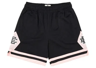 Pre-owned Eric Emanuel Men's  Ee Basic Short In Black/rose Quartz