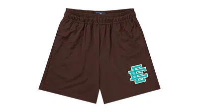 Pre-owned Eric Emanuel Men's  Ee Basic Short In Brown/aqua In Multi