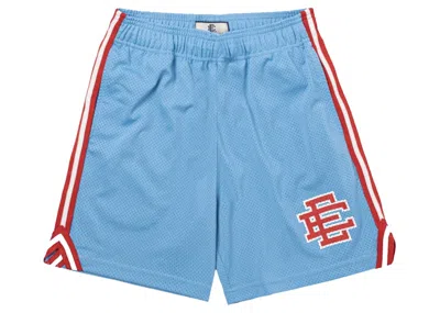 Pre-owned Eric Emanuel Men's  Ee Basic Short In Carolina/red