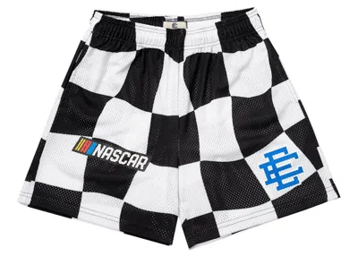 Pre-owned Eric Emanuel Men's  Ee Basic Short In Checkered Flag In Multi