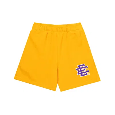 Pre-owned Eric Emanuel Men's  Ee Basic Short In Cheddar
