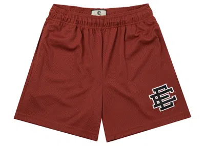 Pre-owned Eric Emanuel Men's  Ee Basic Short In Cinnabar (ss22) In Red