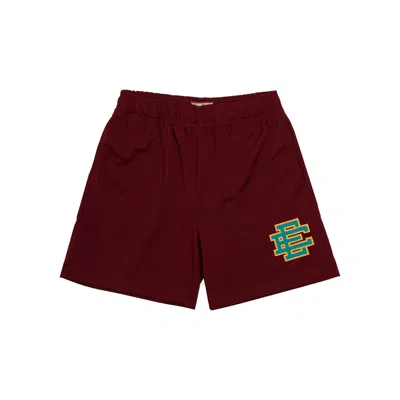 Pre-owned Eric Emanuel Men's  Ee Basic Short In Crimson/teal