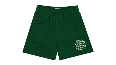 Pre-owned Eric Emanuel Men's  Ee Basic Short In Dark Green/off White