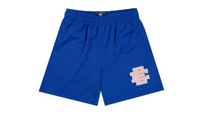 Pre-owned Eric Emanuel Men's  Ee Basic Short In Dazzling Blue/pink