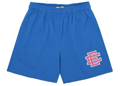 Pre-owned Eric Emanuel Men's  Ee Basic Short In Electric Blue/pink