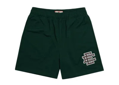 Pre-owned Eric Emanuel Men's  Ee Basic Short In Forest/mauve