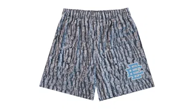 Pre-owned Eric Emanuel Men's  Ee Basic Short In Grey Bark/blue