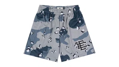 Pre-owned Eric Emanuel Men's  Ee Basic Short In Grey Chip Camo/black