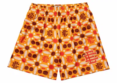 Pre-owned Eric Emanuel Men's  Ee Basic Short In Groovy Orange