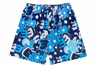 Pre-owned Eric Emanuel Men's  Ee Basic Short In Hawaiian Blue