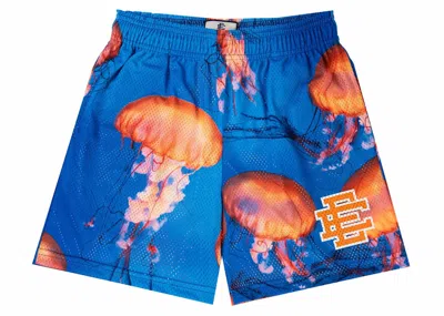Pre-owned Eric Emanuel Men's  Ee Basic Short In Jellyfish