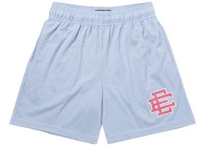 Pre-owned Eric Emanuel Men's  Ee Basic Short In Kentucky Blue/ee Pink In Multi