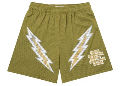 Pre-owned Eric Emanuel Men's  Ee Basic Short In Moss Bolt