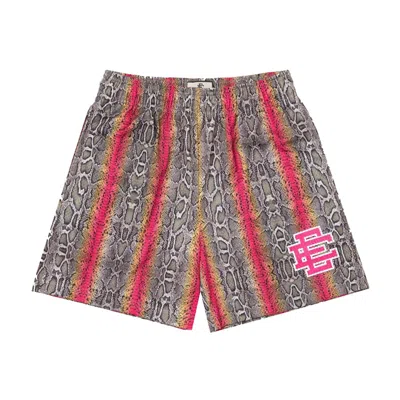 Pre-owned Eric Emanuel Men's  Ee Basic Short In Natural Snake