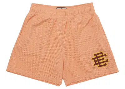 Pre-owned Eric Emanuel Men's  Ee Basic Short In Peach In Orange