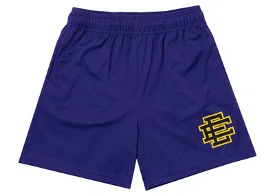 Pre-owned Eric Emanuel Men's  Ee Basic Short In Purp In Purple
