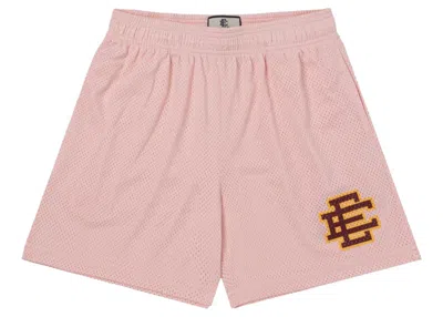 Pre-owned Eric Emanuel Men's  Ee Basic Short In Rose Quartz In Pink