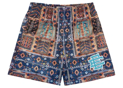 Pre-owned Eric Emanuel Men's  Ee Basic Short In Rug Blue