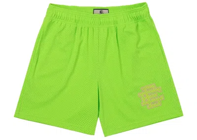 Pre-owned Eric Emanuel Men's  Ee Basic Short In Slime In Green