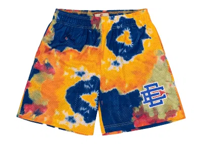 Pre-owned Eric Emanuel Men's  Ee Basic Short In Tie Dye
