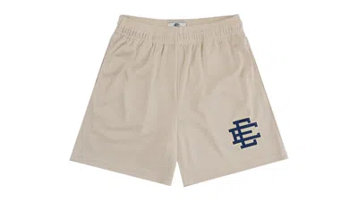 Pre-owned Eric Emanuel Men's  Ee Basic Short In Whitecap Grey/navy Blue In Multi