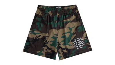 Pre-owned Eric Emanuel Men's  Ee Basic Short In Woodland Camo/black