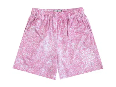 Pre-owned Eric Emanuel Men's  Ee Basic Short Sparkle/in Pink Sparkle