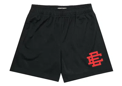 Pre-owned Eric Emanuel Men's  Ee Basic Short (ss22) In Black/red In Multi