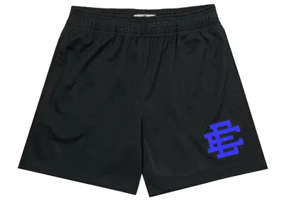 Pre-owned Eric Emanuel Men's  Ee Basic Short (ss22) In Black/royal In Multi