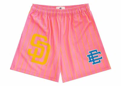 Pre-owned Eric Emanuel Men's  Ee Basic Short (ss24) In San Diego Padres In Blue
