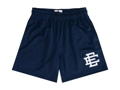 Pre-owned Eric Emanuel Men's  Ee Basic Short (ss25) In Navy Blue/white In Multi