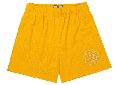Pre-owned Eric Emanuel Men's  Ee Basic Short/tonal In Yellow/tonal Yellow