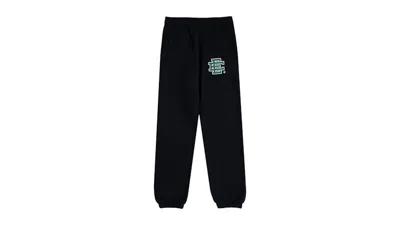 Pre-owned Eric Emanuel Men's  Ee Basic Sweatpant In Black/green In Multi
