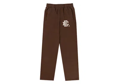 Pre-owned Eric Emanuel Men's  Ee Basic Sweatpant In Brown/white