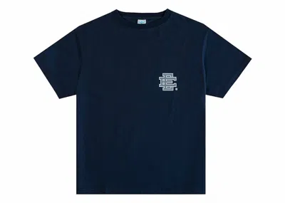 Pre-owned Eric Emanuel Men's  Ee Basic T-shirt In Navy Blue/grey