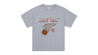 Pre-owned Eric Emanuel Men's  Ee Basic University Of Texas T-shirt In Grey
