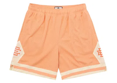 Pre-owned Eric Emanuel Men's  Ee Basic V2 Short In Salmon/antique White