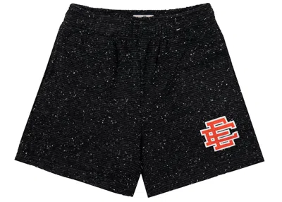 Pre-owned Eric Emanuel Men's  Ee Boucle Short In Black/red In Multi