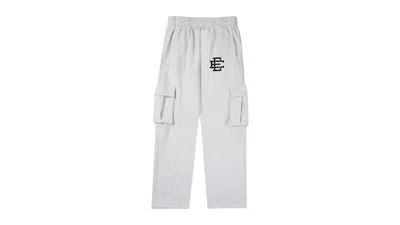 Pre-owned Eric Emanuel Men's  Ee Cargo Sweatpant In Heather Grey/white/black