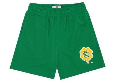 Pre-owned Eric Emanuel Men's  Ee Clover Short In Kelly Green