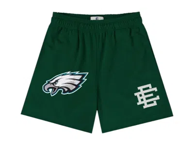 Pre-owned Eric Emanuel Men's  Ee Eagles Superbowl Short In Green