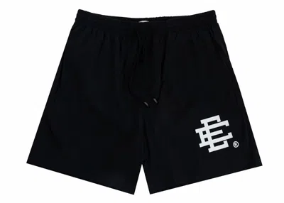 Pre-owned Eric Emanuel Men's  Ee Ei Swim Trunk In Black