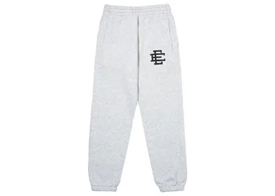 Pre-owned Eric Emanuel Men's  Ee Heavyweight Sweats In Heather Grey