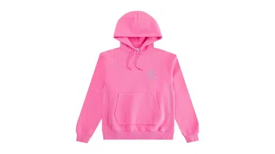 Pre-owned Eric Emanuel Men's  Ee Hoodie In Pink/swarovski