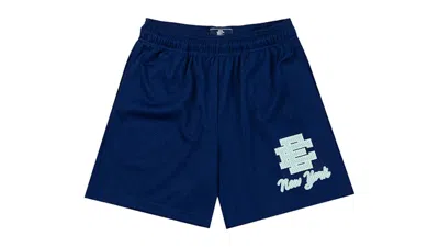 Pre-owned Eric Emanuel Men's  Ee New York Short In Beacon Blue/baby Blue