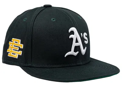Pre-owned Eric Emanuel Men's  Ee Oakland Athletics Ne 59fifty Fitted Hat In Dark Green